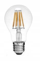 Żarówka LED Filament E27 ozdobna 4W barwa biała zimna Edison